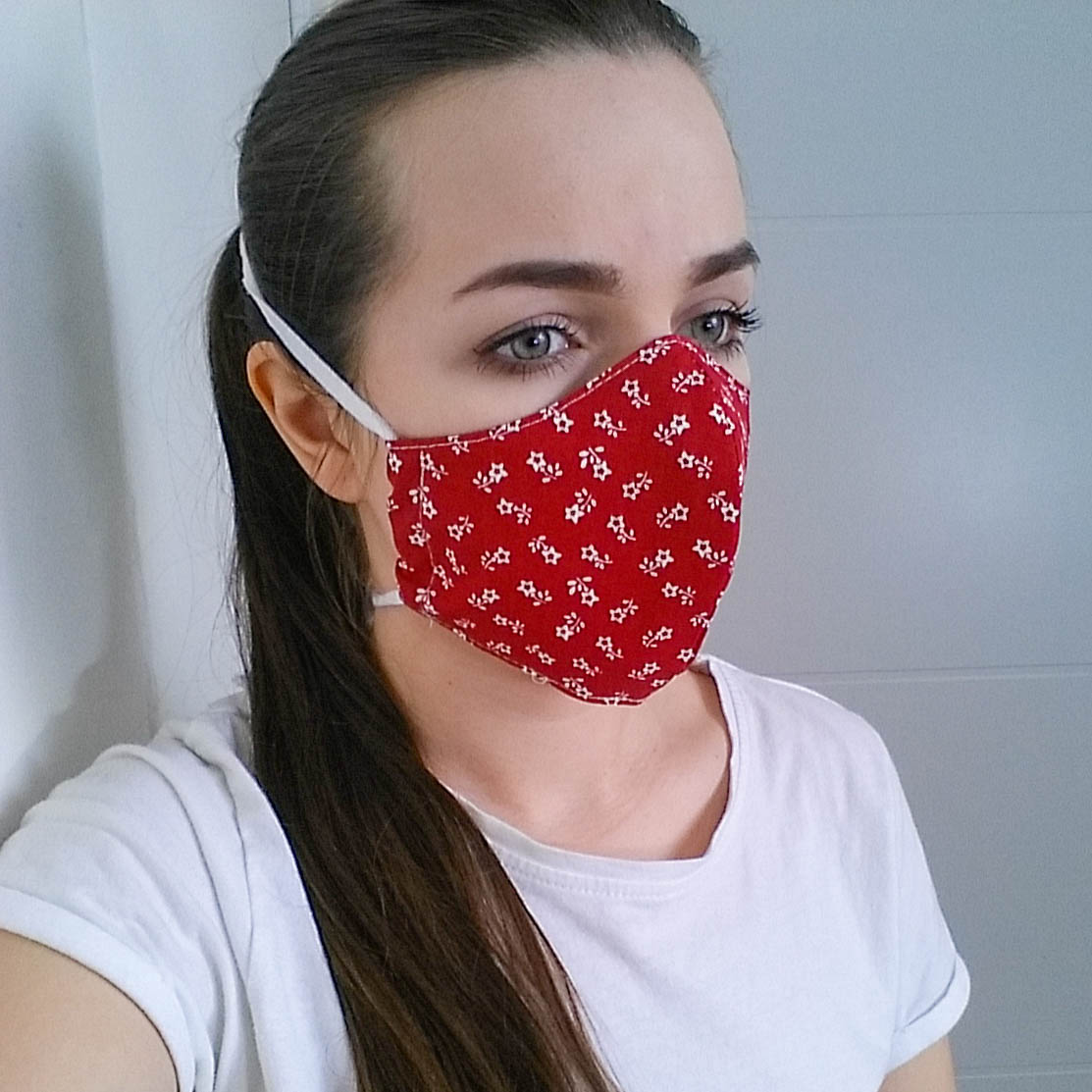 Bavlněná rouška dámská AKCE 3+1 ZDARMA