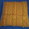 Pletený povlak na polštářek