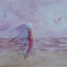 Anděl za úplňku; Akvarelová autorská malba