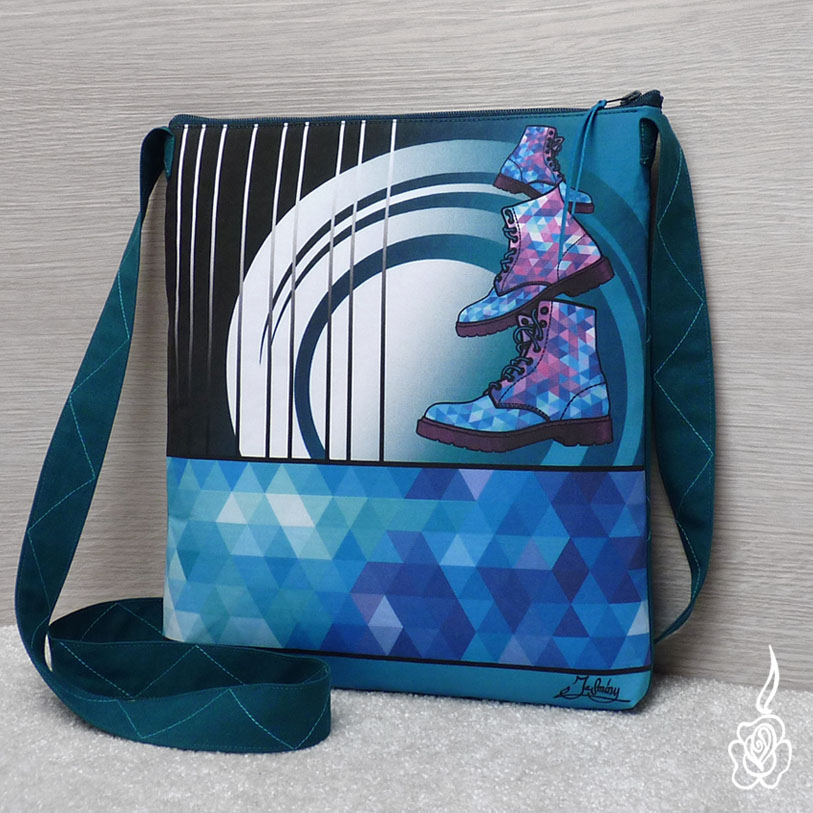 Originální taška - Botky modré