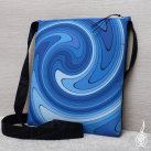 Originální taška s modrou spirálou