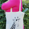 Plátěná taška Žirafa