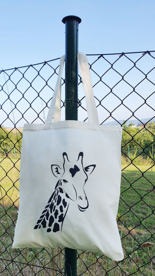 Plátěná taška Žirafa