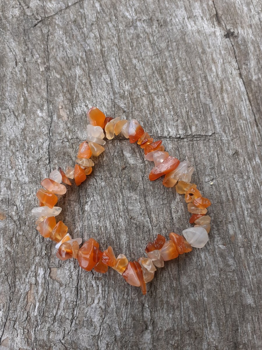 náramek zlomky - karneol