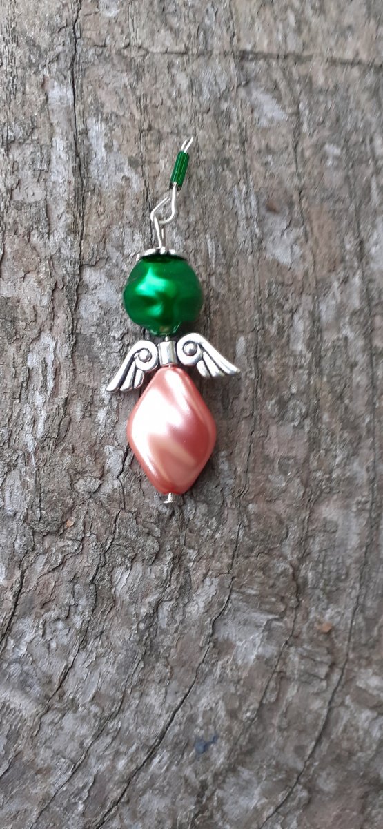 andílek zeleno růzový