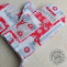 Vánoční chňapka vánoční patchwork  - s poutkem a magnetem - cena za 1 ks