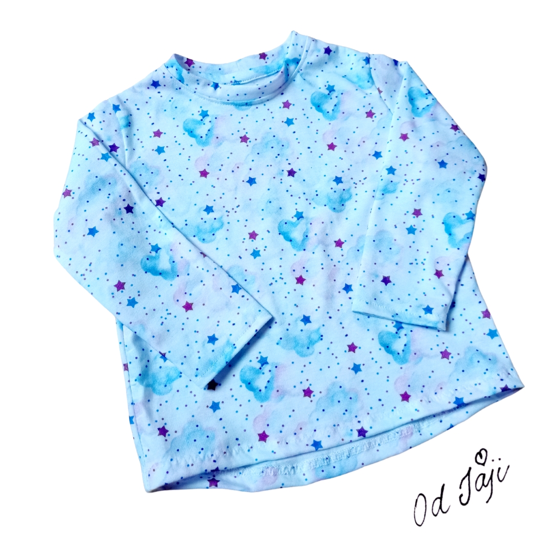 Tričko Mraky a hvězdičky vel. 92