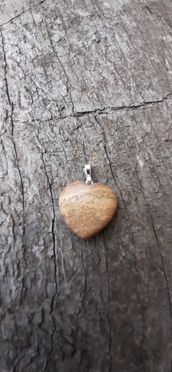 přívěsek jaspis srdíčko