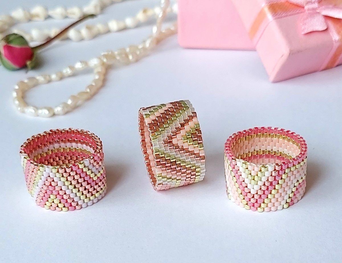 Prstýnky Růžová harmonie