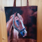 Nákupní taška z kočárkoviny s koněm
