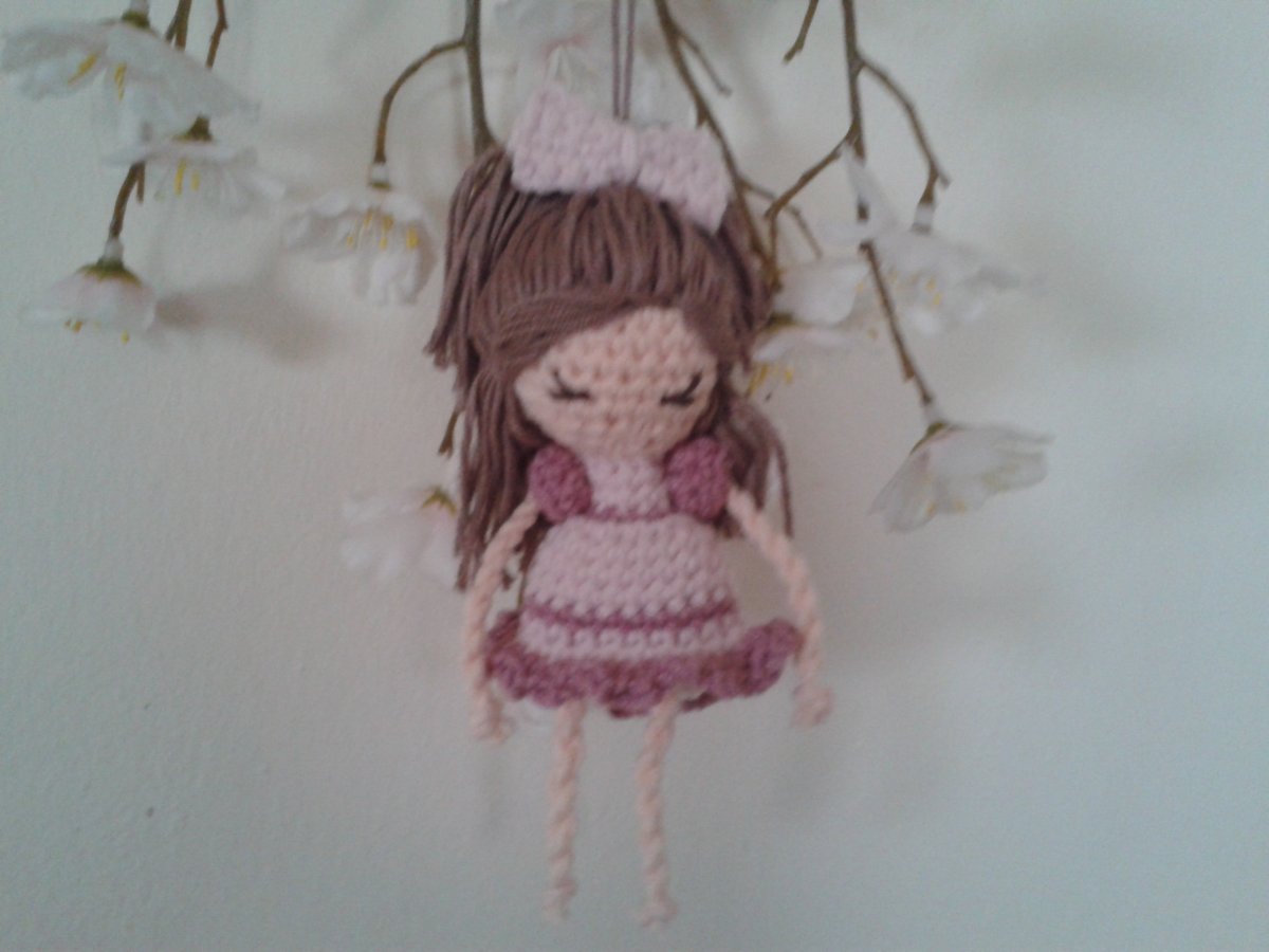 Návod na háčkovanou andělku Nelu .