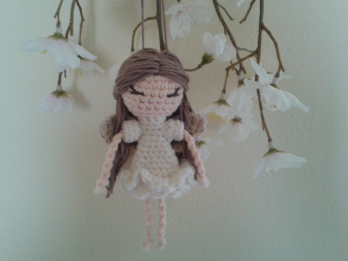 Návod na háčkovanou andělku Klárku