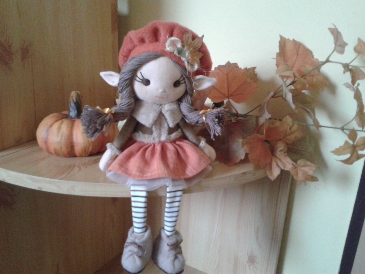 Podzimní skřítek - holčička