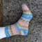 ponožky samovzorovací  růžovo modré