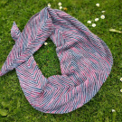pletený šátek vlnky