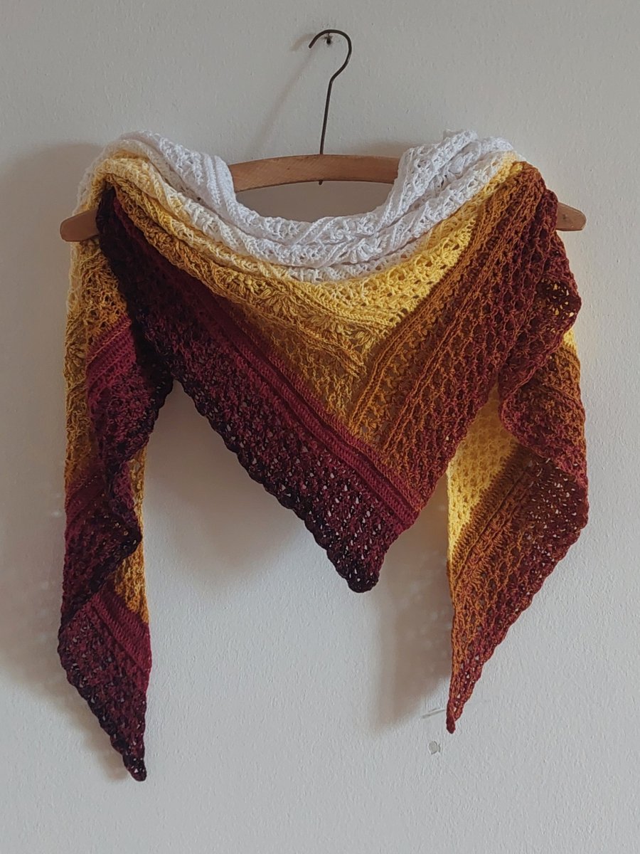 Háčkovaný šátek Cancer