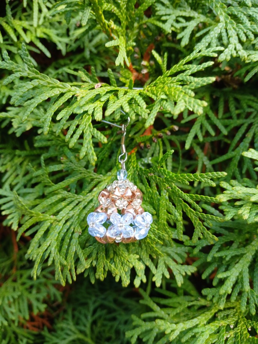 vánoční zvoneček modrý