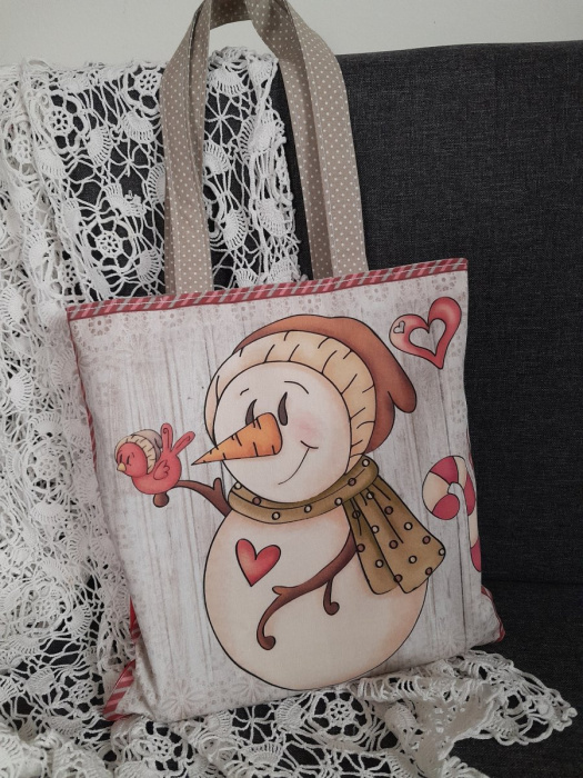 Mikulášská, vánoční dárková taštička