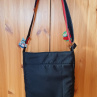 Velká crossbody z kočárkoviny - máky