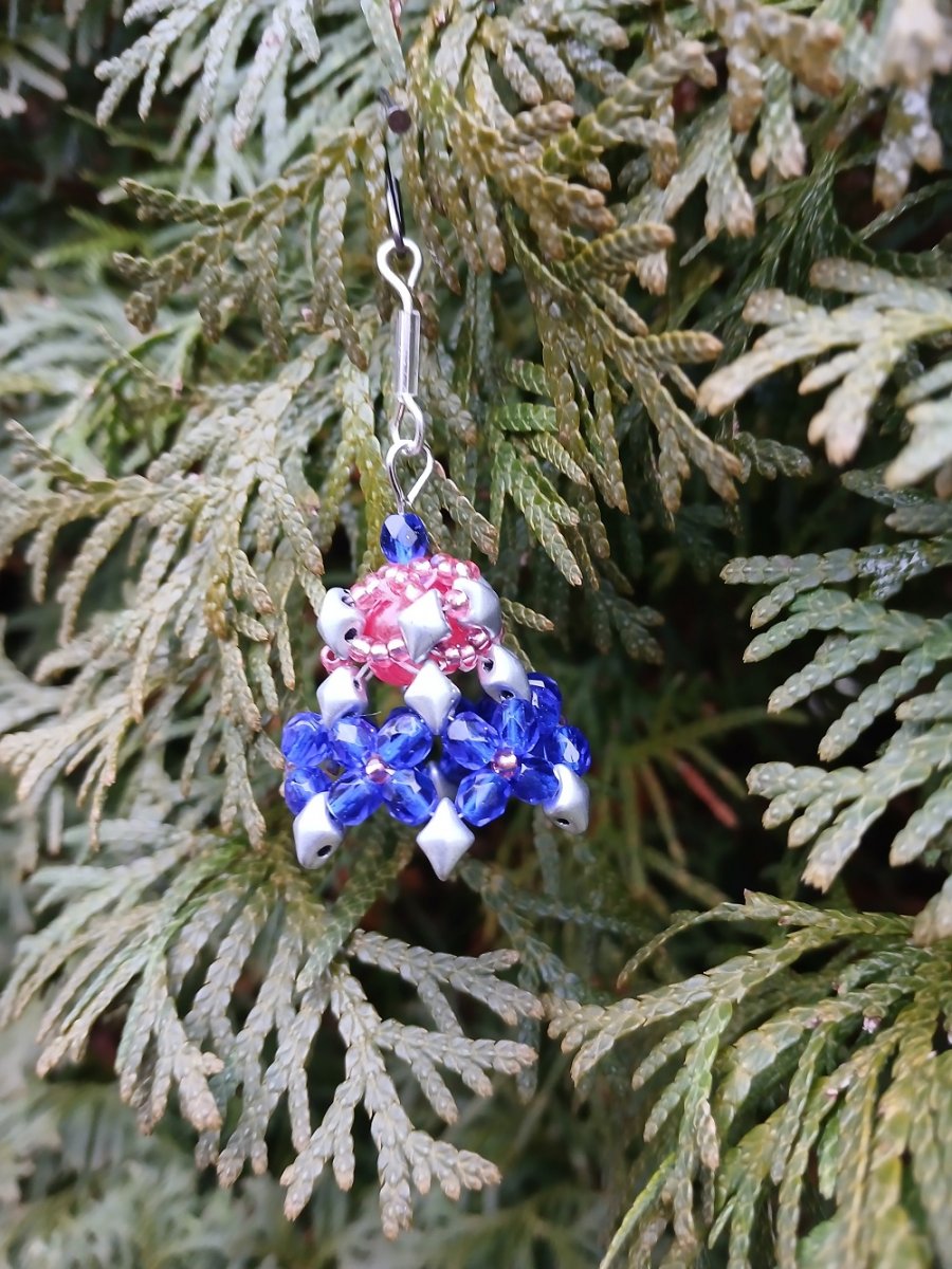 vánoční zvonek modrý 