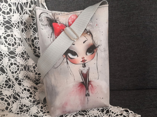Crossbody kabelka....malá baletka