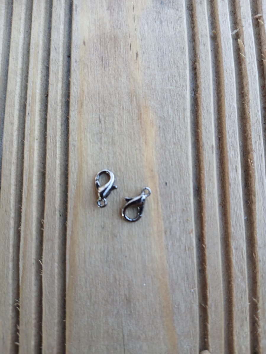 karabina délka 10 mm, pokovení hematit