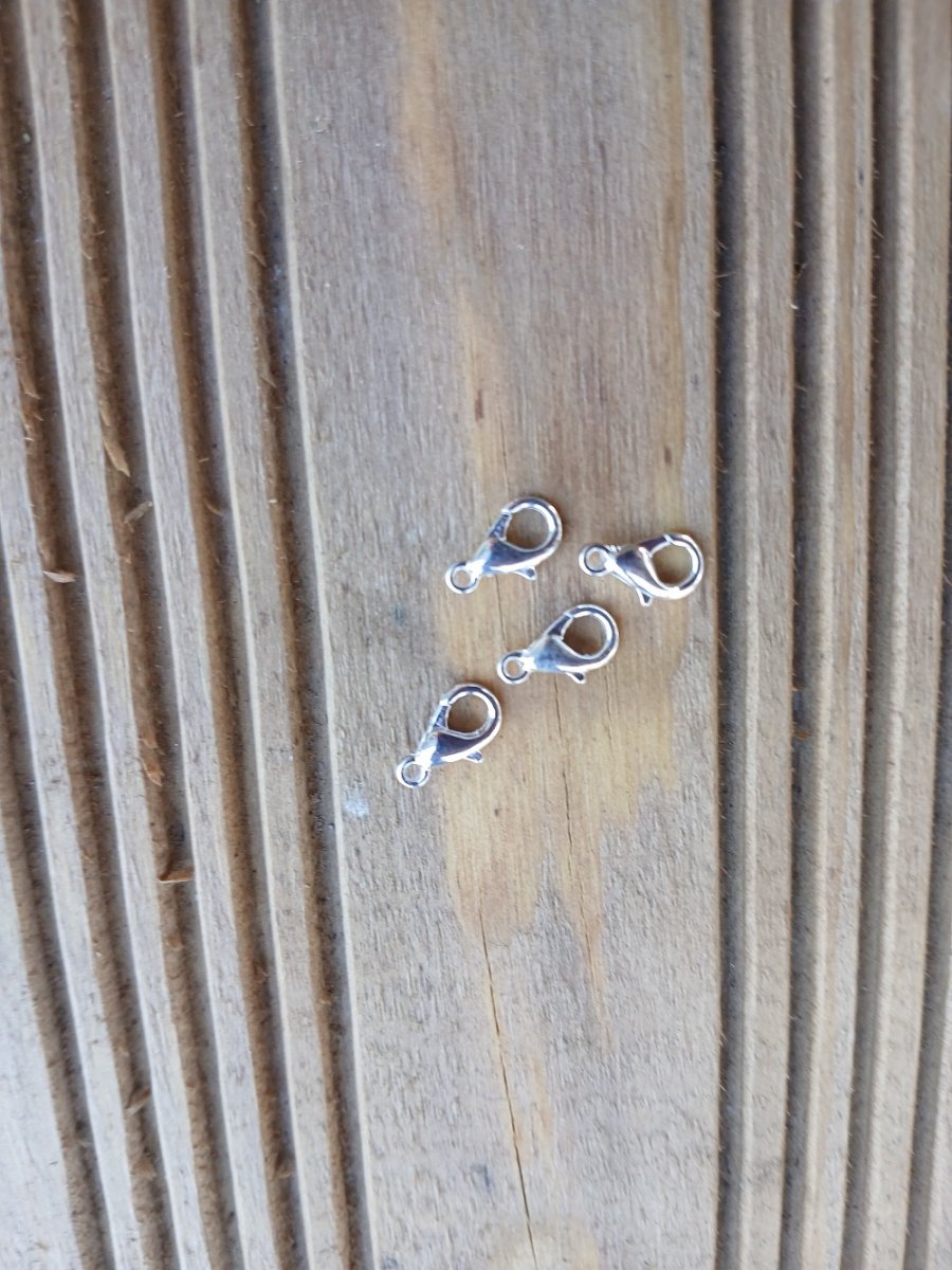 karabina délka 10 mm, pokovení stříbro