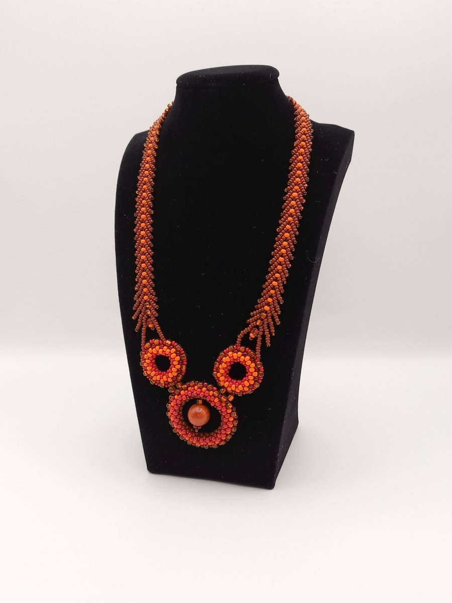 Náhrdelník - Rudý úplněk