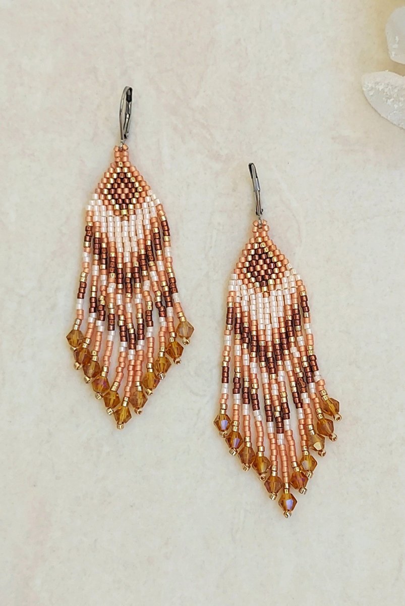 Náušnice Jantarový třpyt