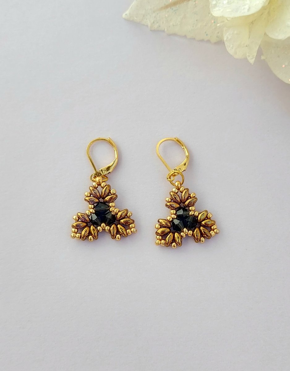 Náušnice Zlatý soumrak 