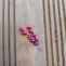 korálek mačkaný, pohanka 5x3 mm - vínová