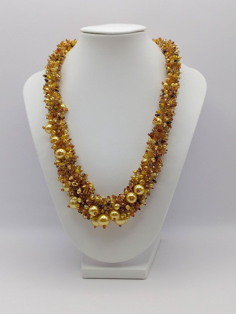 Náhrdelník - Medový podzim