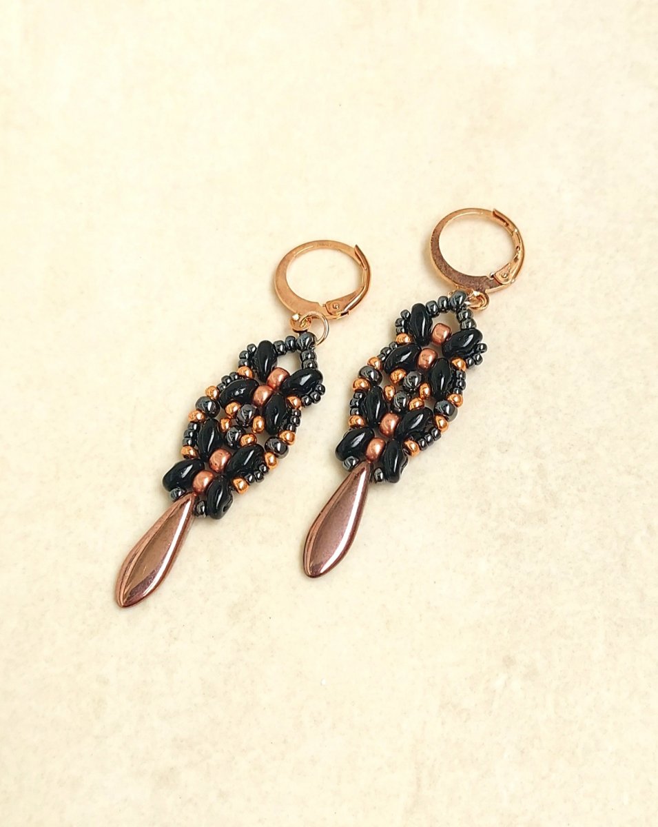 Náušnice Měděný soumrak 