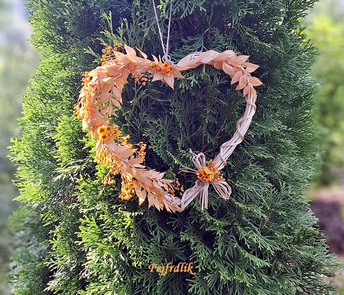 přírodní srdíčko..