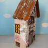 Dřevěný dekorativní domeček č.7 - 10 x 20 x 6 cm