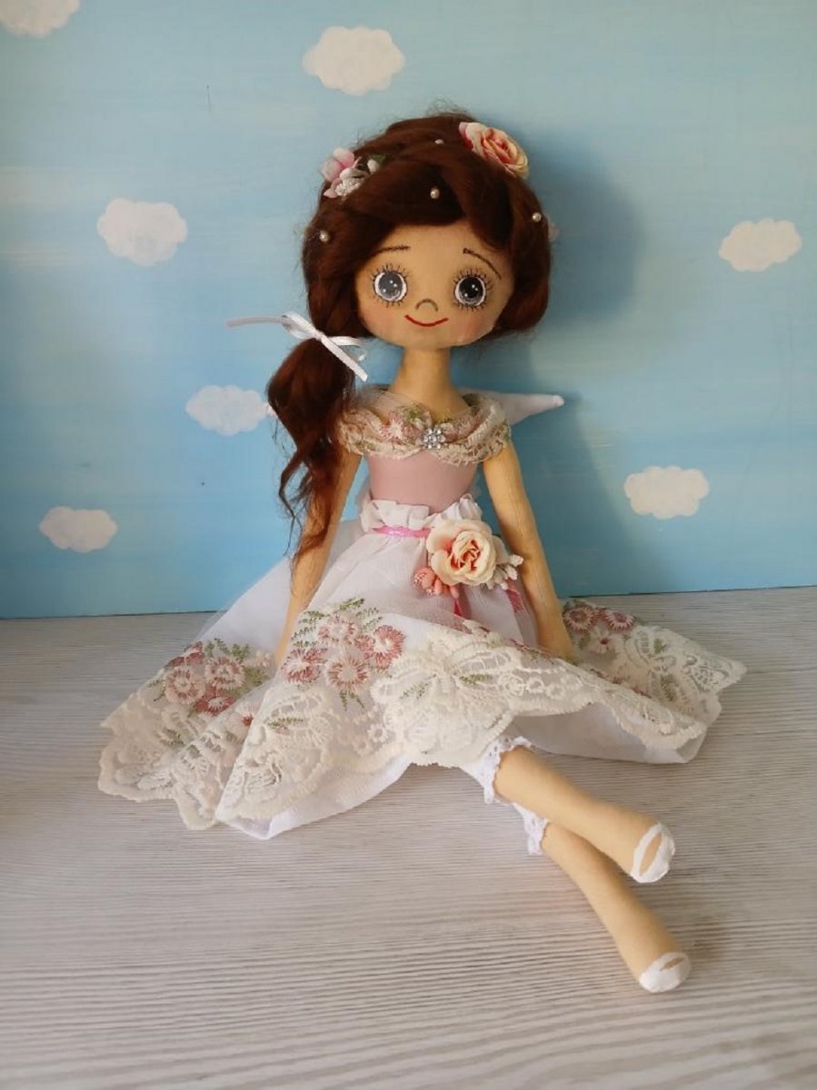 Textilní andělka č. 4