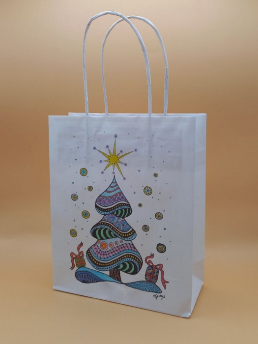 Autorská dárková taška – Vánoční stromek od L.CH