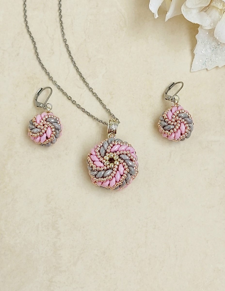 Souprava Spirála růžová 