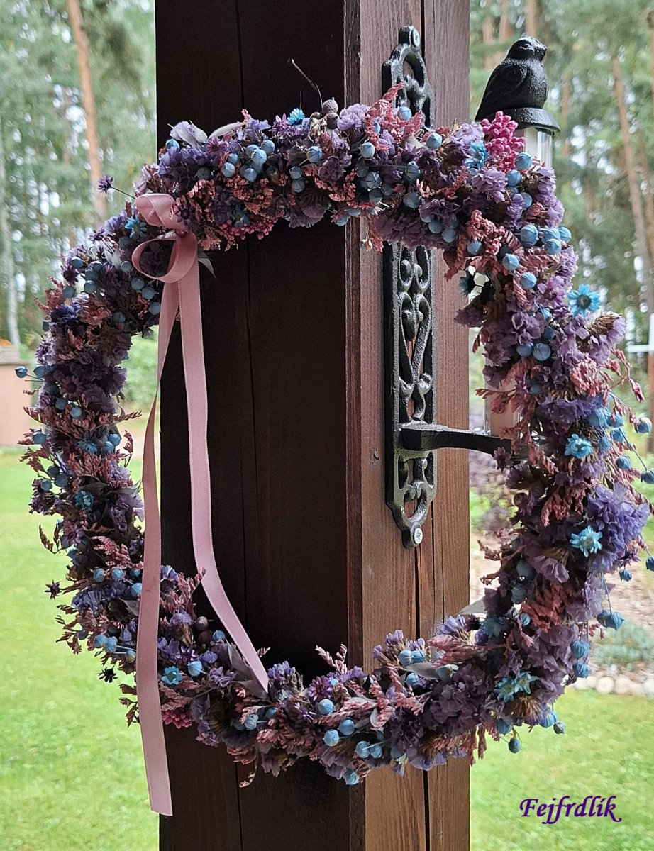 romantický přírodní věneček..