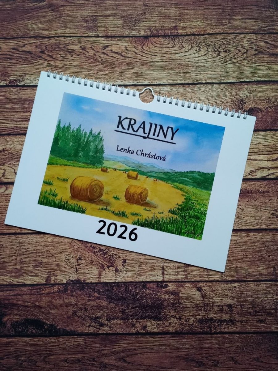 Autorský kalendář Krajiny akvarelem pro r. 2026