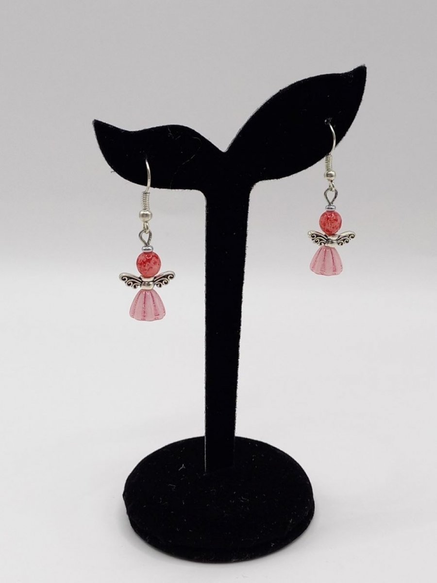 Náušnice - Mini andělky