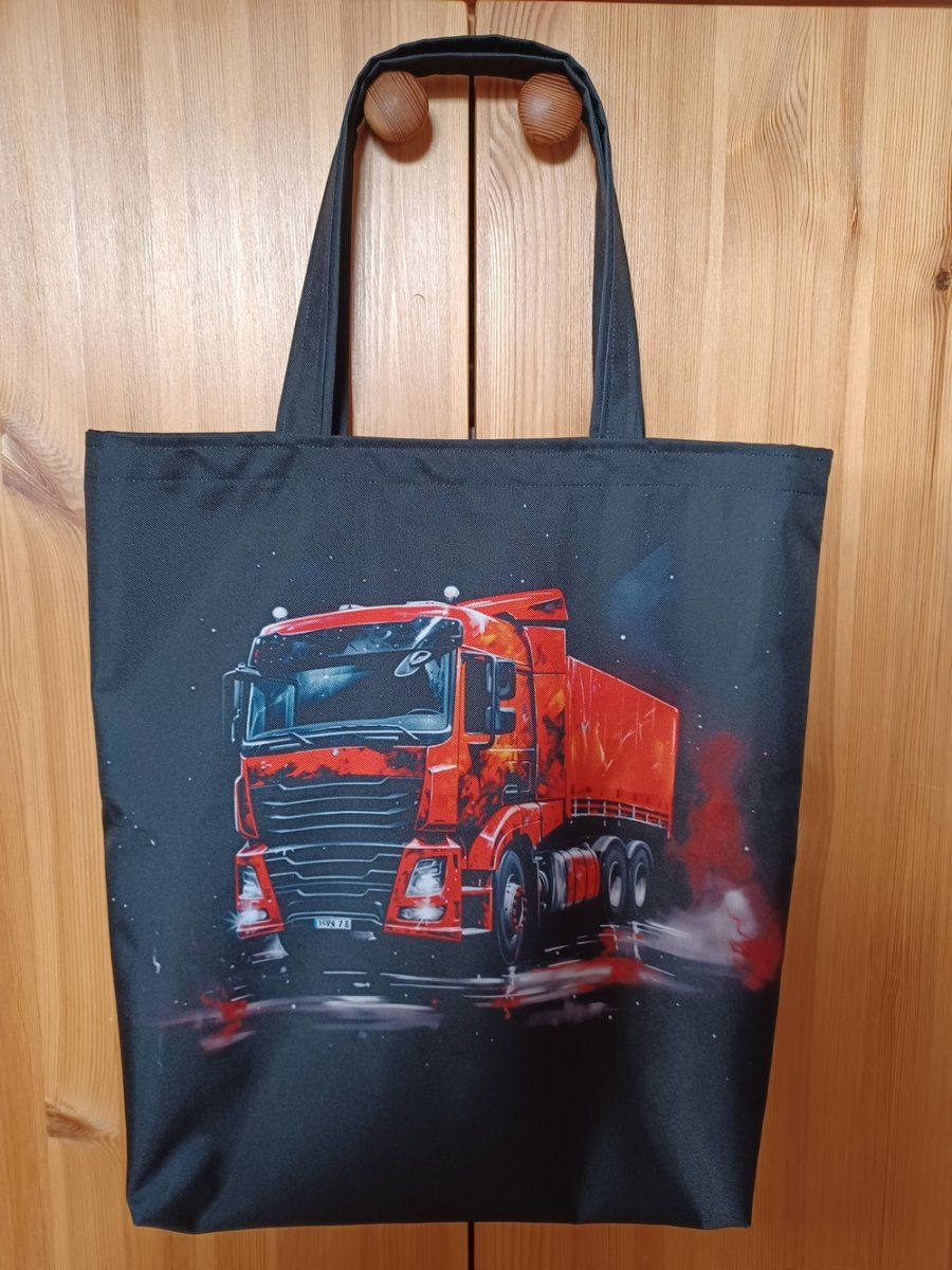 Nákupní taška z kočárkoviny kamion