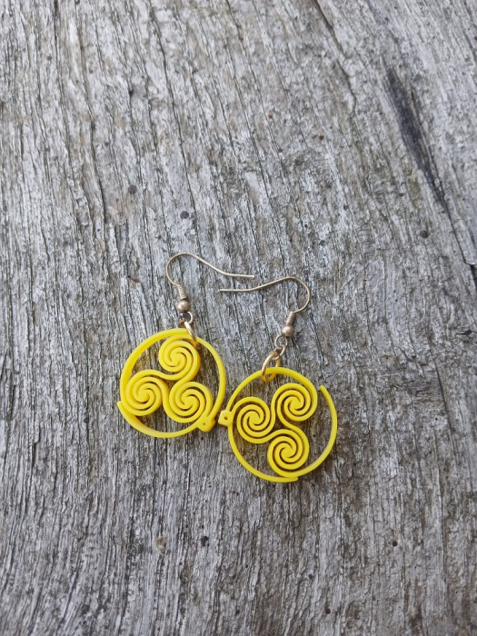 náušnice spirálky