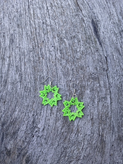 náušnice hvězdičky