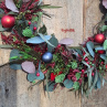 vánoční přírodní věnec  eukalyptový..