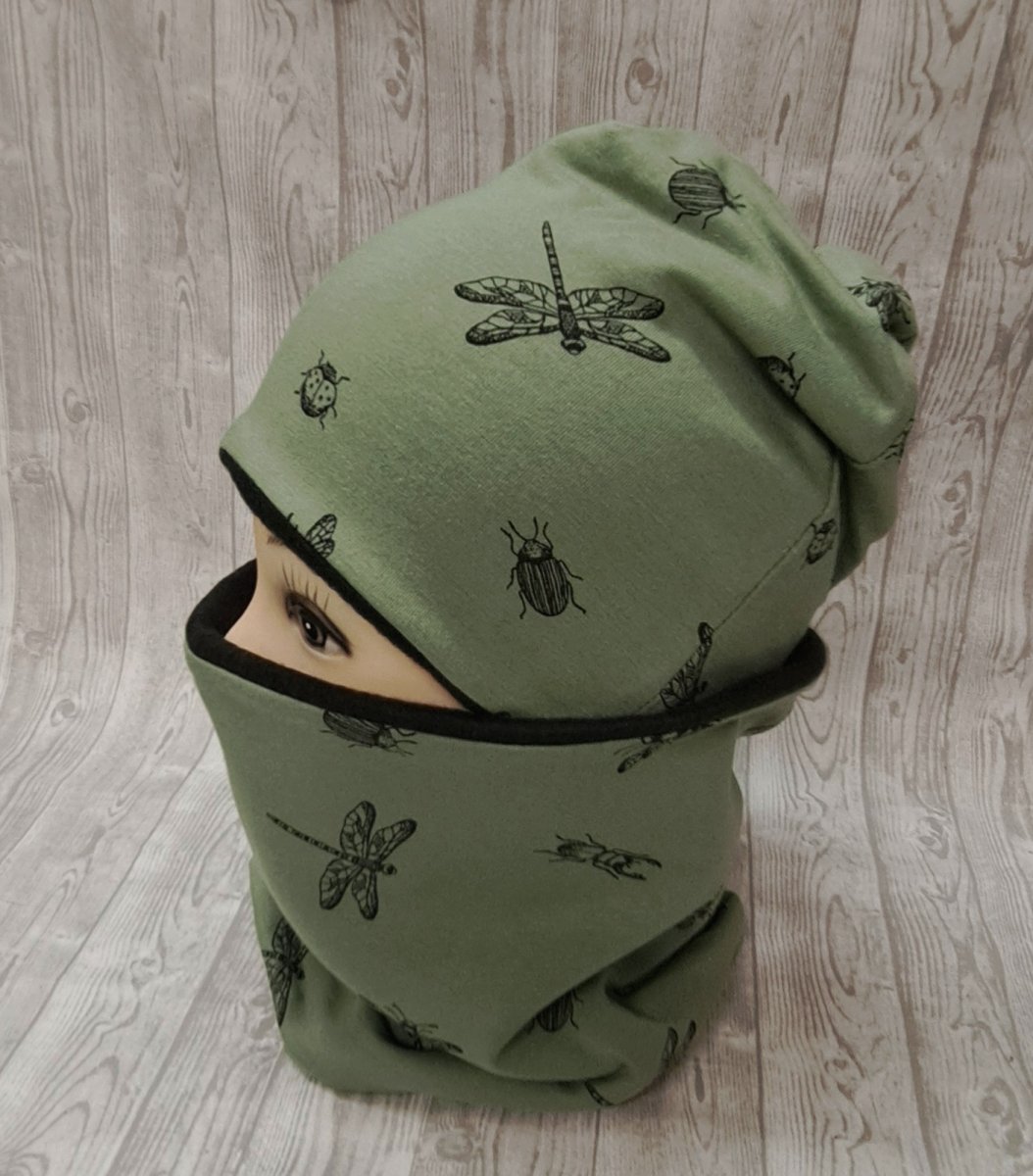 Čepice a nákrčník -  hmyz