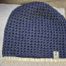Ručně háčkovaná čepice – Homleska (Tmavě modrá)