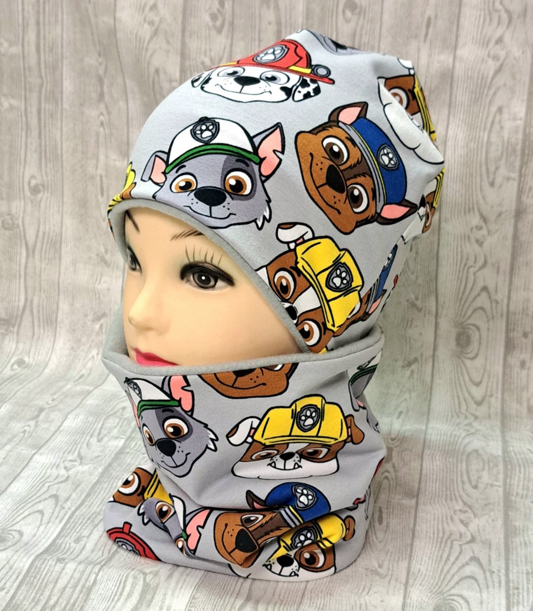 Tlapková patrola ...čepice....nákrčník