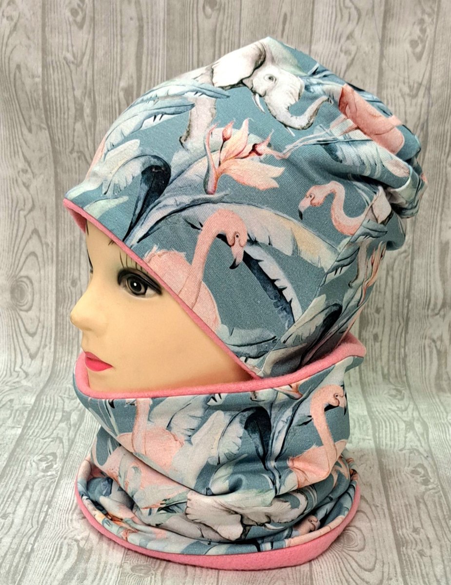 Čepice -plameňák slon