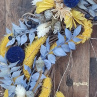 žlutomodrý věnec sušinový..